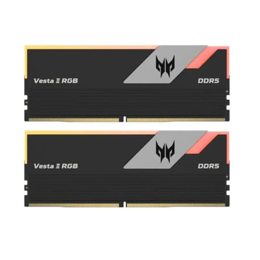 Acer Predator Vesta II RGB DDR5 32GB (16GBx2) 7200MHz CL34 288 - Pin Desktop Memory - SWIFT PERIPHERALSBL.9BWWR.363