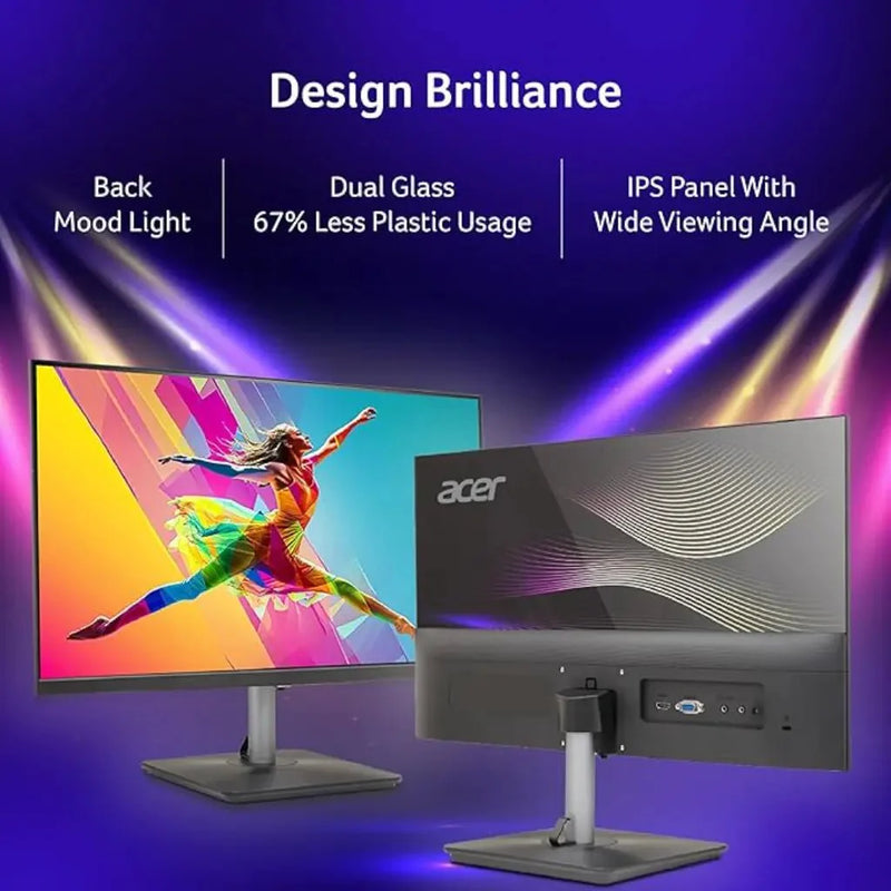 Acer RS242Y 23.8" 120Hz 1ms Full HD IPS Ultra - Thin LED Monitor - SWIFT PERIPHERALSRS242Y