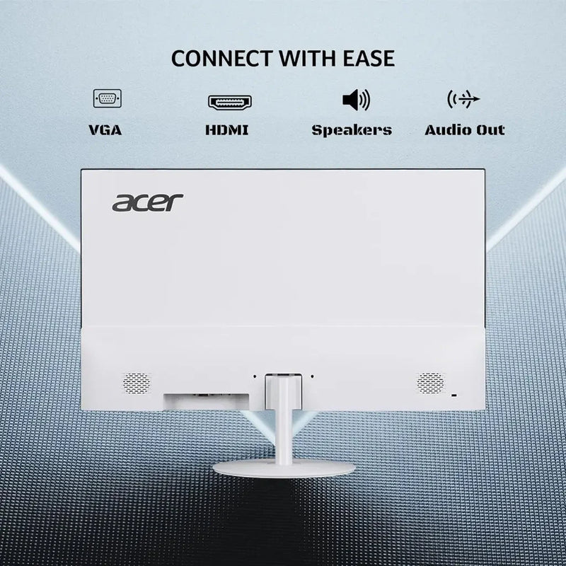 Acer SA222Q 21.5" 100Hz 1ms Full HD IPS Ultra Slim LED Monitor Tilt Adjustable - White - SWIFT PERIPHERALSSA222Q