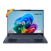 ACER SWIFT 14 AI INTEL CORE ULTRA 5 226V PROCESSOR (WINDOWS 11 HOME + MS OFFICE/16 GB/ 512 GB SSD) STEAM BLUE, SF14 - 51, 35.56 CM (14.0 INCH) WUXGA OLED DISPLAY NX.J2HSI.002 - SWIFT PERIPHERALSAcerLaptop-0044