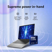 ACER SWIFT GO 14 AI READY THIN AND LIGHT PREMIUM LAPTOP INTEL CORE ULTRA 5 PROCESSOR - 125H (WINDOWS 11 HOME/ 16 GB/ 512 GB SSD/MS OFFICE HOME AND STUDENT) SFG14 - 72T WITH 35.56 CM (14 INCH) WUXGA IPS MULTI - TOUCH DISPLAY, PURE SILVER NX.KR0SI.001 - SWIFT PERIPHERALSNX.KR0SI.001