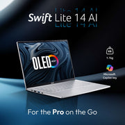 ACER SWIFT LITE NX.D2GSI.001 [ULTRA5 - 115U/16GB/512GB SSD/WIN11 HOME+MS24/14.0"/INTEGRATED GRAPHICS/1 YEAR(S)/LIGHT SILVER/OLED] - SWIFT PERIPHERALS1095389