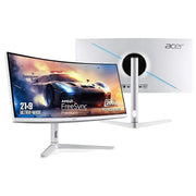 Acer XZ306CX 29.5" 2560x1080 200Hz 1ms Ultrawide Curved Gaming Monitor - White - SWIFT PERIPHERALSXZ306CX