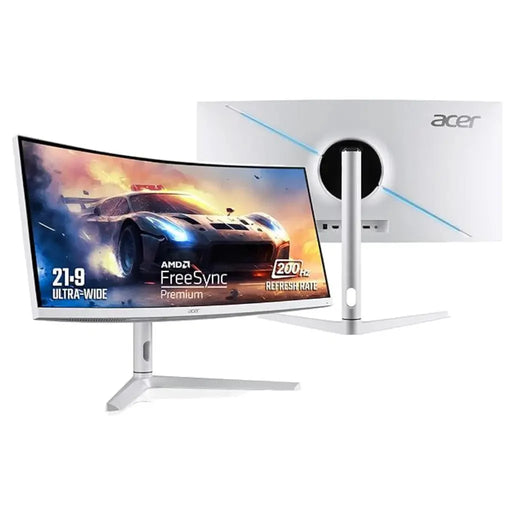 Acer XZ306CX 29.5" 2560x1080 200Hz 1ms Ultrawide Curved Gaming Monitor - White - SWIFT PERIPHERALSXZ306CX