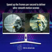 Acer XZ306CX 29.5" 2560x1080 200Hz 1ms Ultrawide Curved Gaming Monitor - White - SWIFT PERIPHERALSXZ306CX