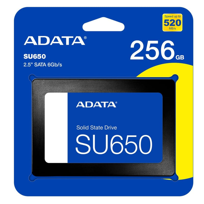 ADATA 256GB SATA SSD SU650 ASU650SS - 256GT - R - SWIFT PERIPHERALS1093056