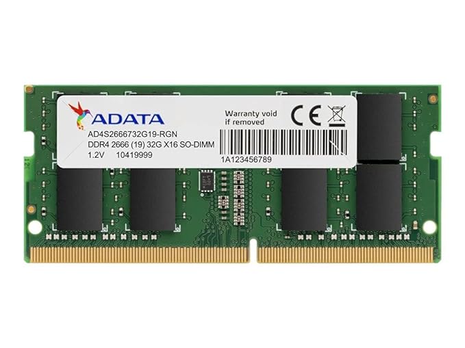 ADATA 8GB DDR4 2666 MHz SO - DIMM Laptop Memory RAM - SWIFT PERIPHERALSAD4S26668G19-SGN