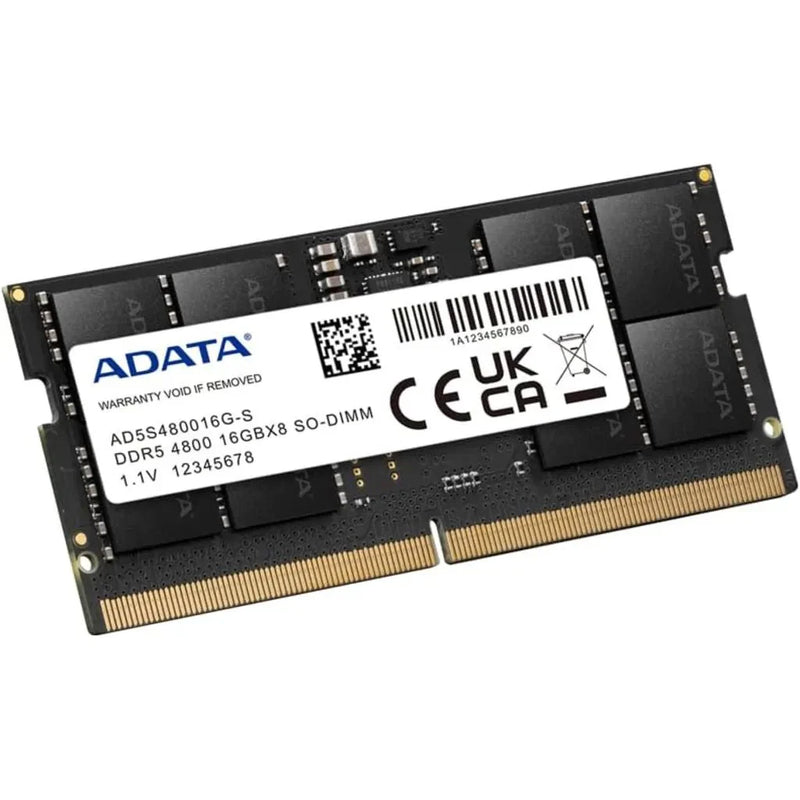 ADATA 8GB DDR5 RAM 4800MHz CL40 SO - DIMM Laptop Memory - SWIFT PERIPHERALSAD5S48008G-S