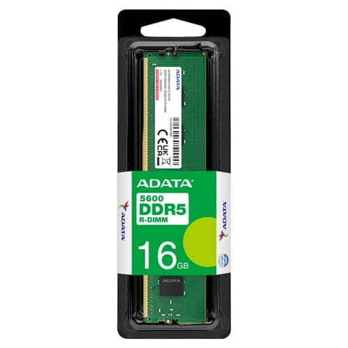 ADATA DDR5 RAM R - DIMM 16GB 5600MHz CL46 ECC Workstation Server NAS Memory - SWIFT PERIPHERALSAX4U560016G10-SHYA