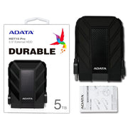 ADATA HD710 Pro 5TB USB SATA III USB 3.1 External Portable Shockproof Hard Disk Drive - Black - SWIFT PERIPHERALSAHD710P-5TU31-CBK