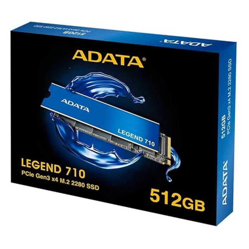 ADATA LEGEND 710 512GB M.2 PCIe Gen3x4 NVMe Internal SSD with Heatsink - SWIFT PERIPHERALSALEG-710-512GCS