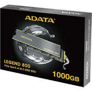 ADATA LEGEND 800 1000GB PCIe Gen4 NVMe M.2 SSD with Heatsink - SWIFT PERIPHERALSALEG-800-1000GCS