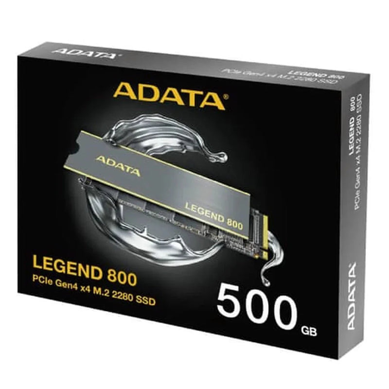 ADATA LEGEND 800 500GB PCIe Gen4 NVMe M.2 Internal Solid State Drive - SWIFT PERIPHERALSALEG-800-500GCS