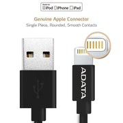ADATA MFI Certified Lightning Micro USB Data Cable for Apple Devices - Black - SWIFT PERIPHERALSADM-I200B