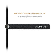 ADATA MFI Certified Lightning Micro USB Data Cable for Apple Devices - Black - SWIFT PERIPHERALSADM-I200B