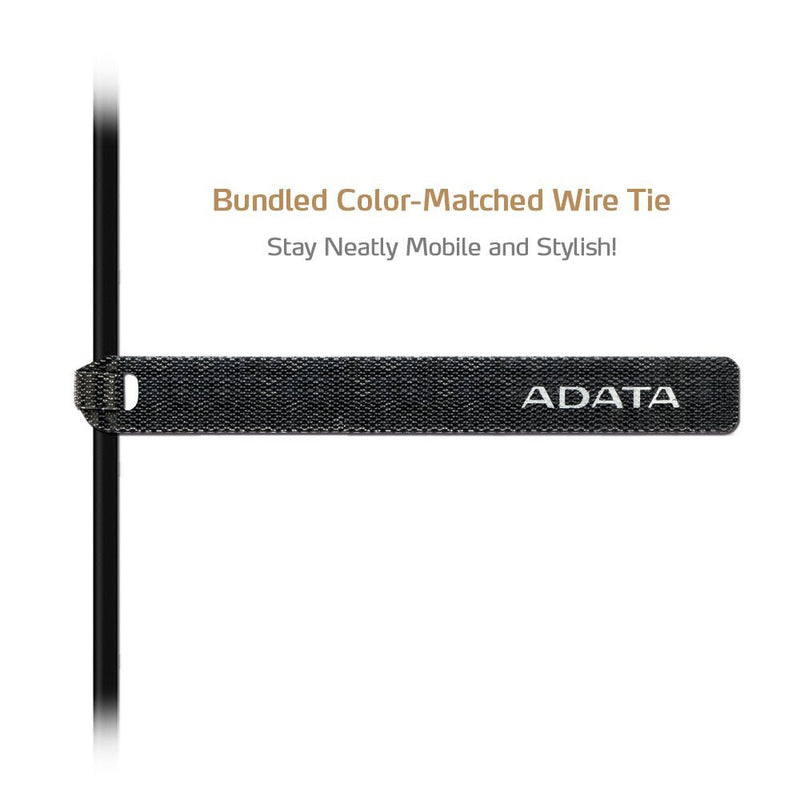 ADATA MFI Certified Lightning Micro USB Data Cable for Apple Devices - Black - SWIFT PERIPHERALSADM-I200B