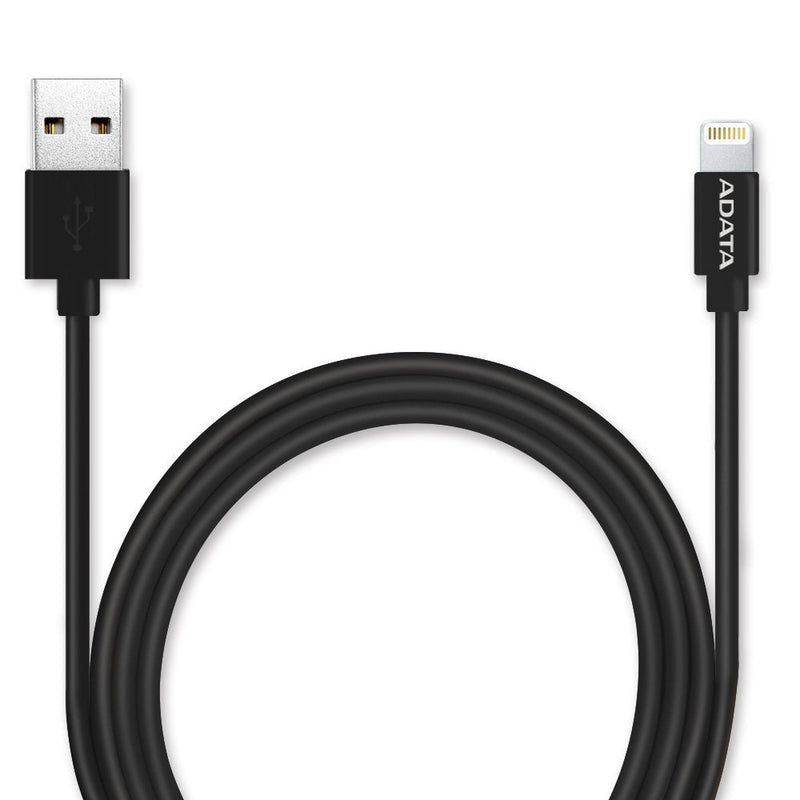 ADATA MFI Certified Lightning Micro USB Data Cable for Apple Devices - Black - SWIFT PERIPHERALSADM-I200B