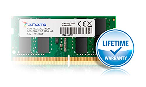 ADATA Premier 32GB DDR4 RAM 3200MHz CL22 SO - DIMM Laptop Memory Module - SWIFT PERIPHERALSAD4S320032G22-SGN