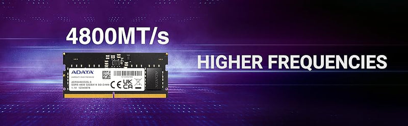 ADATA Premier 32GB DDR5 RAM 4800MHz CL40 U - DIMM Desktop Memory Module - SWIFT PERIPHERALSAD5U480032G-S