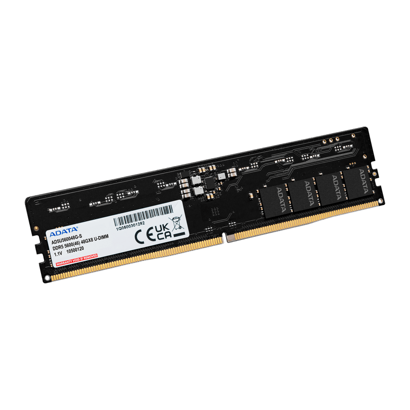 ADATA Premier 8GB DDR5 RAM 5600MHz CL46 U - DIMM Desktop Memory Module - SWIFT PERIPHERALSAD5U56008G-S