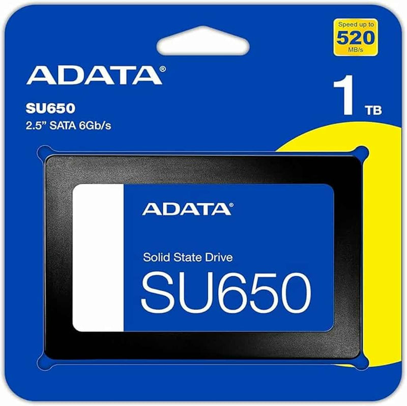 ADATA Ultimate SU650 1TB 3D NAND SATA Internal Solid State Drive - SWIFT PERIPHERALSASU650SS-1TT-R