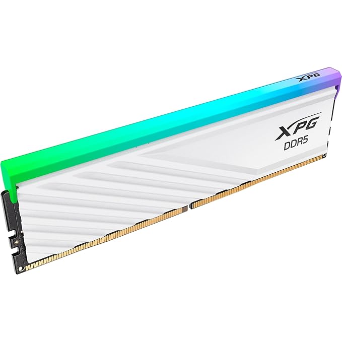 ADATA XPG DDR5 32GB 6000 MHZ (CL30 - 40 - 40) LANCER BLADE RGB WHITE AX5U6000C3032G - SLABRWH - SWIFT PERIPHERALS1091877