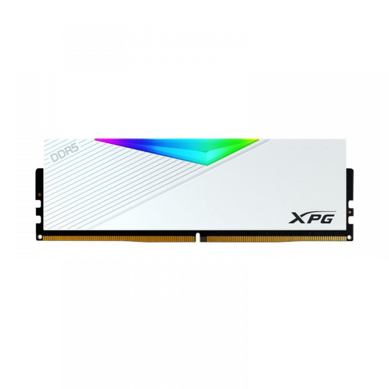 Adata XPG LANCER 16GB DDR5 RAM 5200MHz CL38 RGB Gaming Desktop Memory - SWIFT PERIPHERALSAX5U5200C3816G-CLARWH
