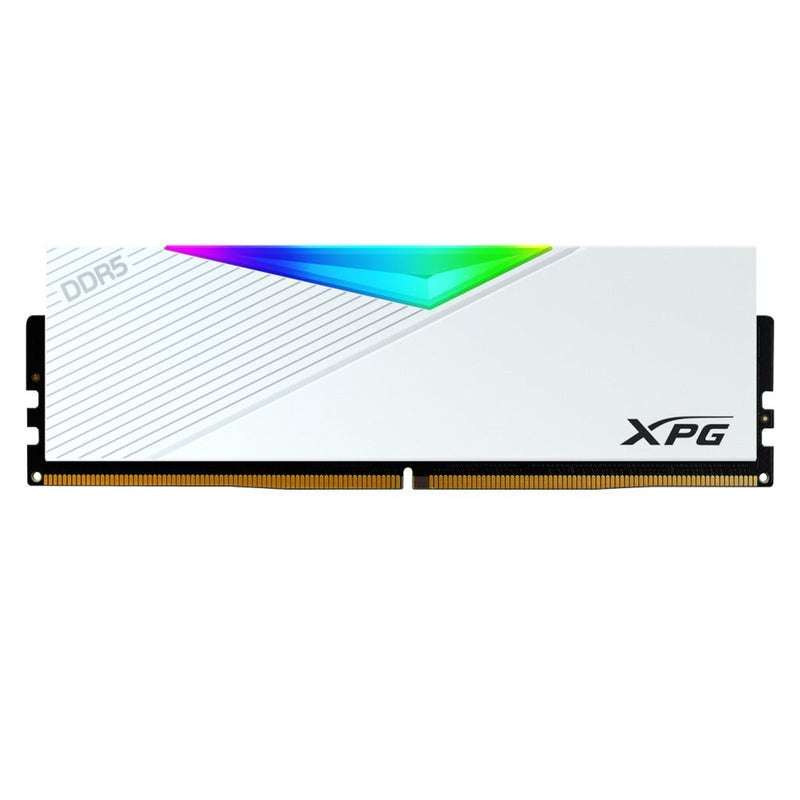 Adata XPG LANCER 16GB DDR5 RAM 5600MHz CL36 RGB Gaming Desktop Memory - White - SWIFT PERIPHERALSAX5U5600C3616G-CLARWH
