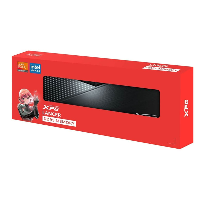 ADATA XPG LANCER DDR5 5600MHZ 16GB (1X16GB) CL 46 - 45 - 45 U - DIMM DESKTOP MEMORY RAM - AX5U5600C4616G - CLABK (BLACK) - SWIFT PERIPHERALS1092924