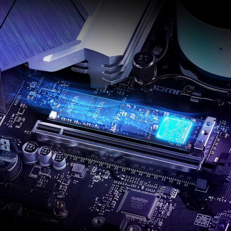 ADATA XPG Mars 980 Blade 1TB PCIe Gen5 x4 Up to 14000MB/s 3D NAND M.2 2280 Solid State Drive (SMAR - 980B - 1TCS) - SWIFT PERIPHERALS1094042