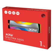 ADATA XPG SPECTRIX S20G 1TB M.2 2280 RGB Gaming Internal Solid State Drive - SWIFT PERIPHERALSASPECTRIXS20G-1T-C