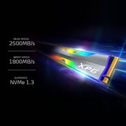ADATA XPG SPECTRIX S20G 500GB M.2 2280 RGB Gaming Internal Solid State Drive - SWIFT PERIPHERALSASPECTRIXS20G-500G-C