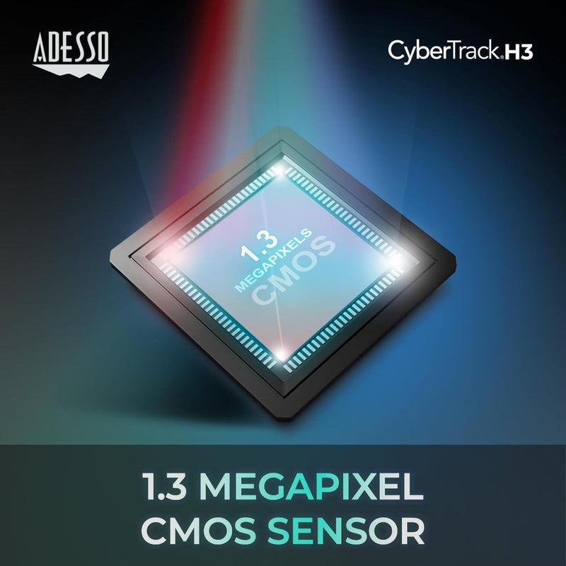 Adesso CyberTrack H3 Webcam with Manual - Focus for PC & Laptop - SWIFT PERIPHERALSCybertrack-H3