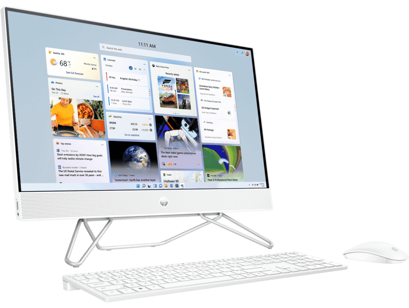 AIO HP 24 CB1901IN [CI3 - 1215 12TH GEN/8GB/512GB SSD/WIN11 HOME+MSO/24.0 INCH/INTEGRATED GRAPHICS /1 YEAR(S)] - SWIFT PERIPHERALS108119