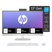 AIO HP 27 CR0345IN [CI3 - 1315U 13TH GEN/8GB/512GB SSD/WIN11 HOME+MSO/27.0 INCH/INTEGRATED GRAPHICS /1 YEAR(S)//WHITE] - SWIFT PERIPHERALS1090105