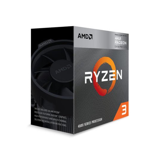 AMD Ryzen 3 4300G 4 Cores 8 Threads 3.8GHz 4MB L3 Cache AM4 Socket 64 - Bit Desktop Processor - SWIFT PERIPHERALS100-100000144BOX