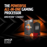 AMD Ryzen 5 5600GT 6 Cores 12 Threads 4.6GHz 19MB Cache AM4 Socket 64 - bit Desktop Processor - SWIFT PERIPHERALS100-100001488BOX