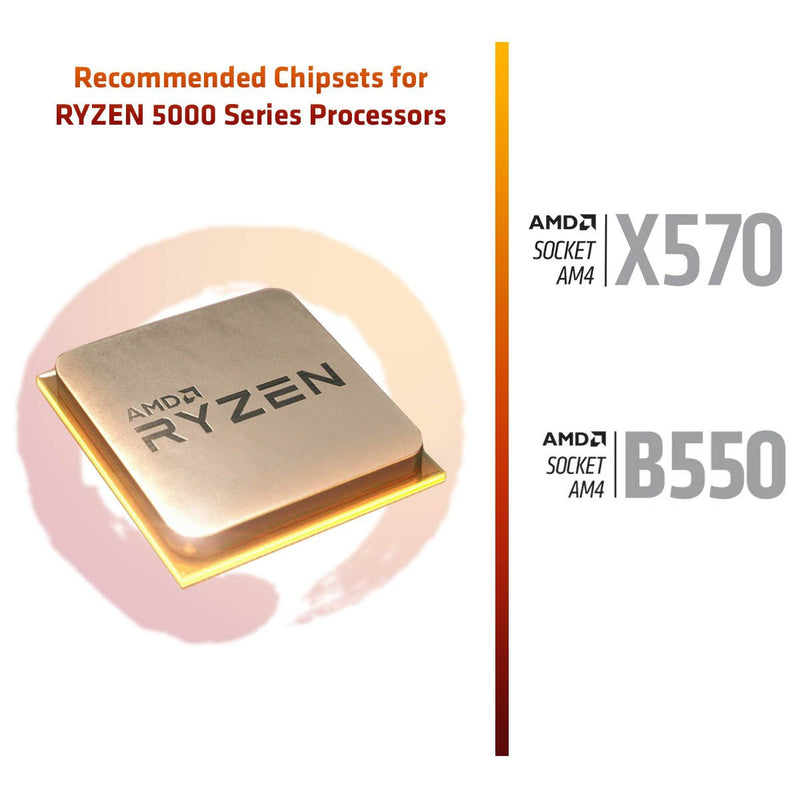 AMD Ryzen 5 5600X Desktop Processor 6 Cores up to 4.6GHz 35MB Cache AM4 Socket - OEM - SWIFT PERIPHERALS100-100000065BOX