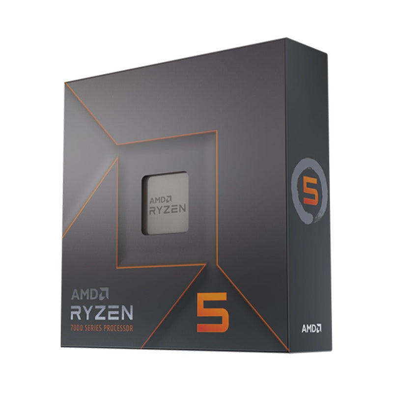 AMD Ryzen 5 7600X Desktop Processor 6 Cores up to 5.3GHz 38MB Cache AM5 Socket with Radeon Graphics - SWIFT PERIPHERALS100-100000593WOF