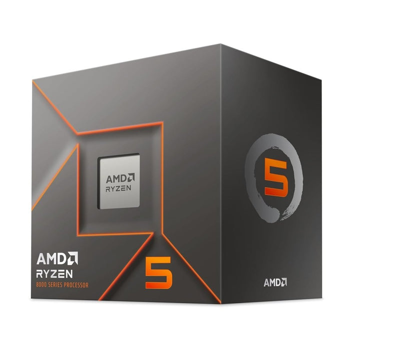 AMD Ryzen 5 8400F 6 Cores 12 Threads 4.7GHz 22MB Cache AM5 Socket 64 - Bit Desktop Processor - SWIFT PERIPHERALS100-100001591BOX