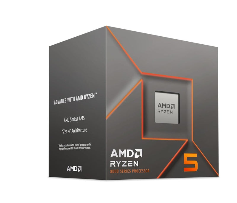 AMD Ryzen 5 8500G 6 Cores 12 Threads 5GHz 22MB Cache AM5 Socket 64 - Bit Desktop Processor - SWIFT PERIPHERALS100-100000931BOX