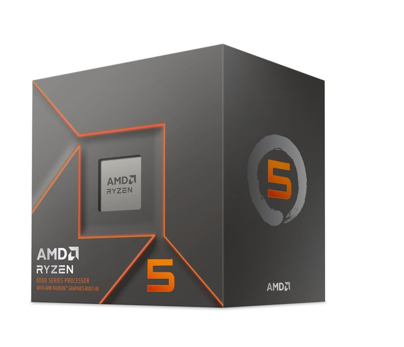 AMD Ryzen 5 8500G 6 Cores 12 Threads 5GHz 22MB Cache AM5 Socket 64 - Bit Desktop Processor - SWIFT PERIPHERALS100-100000931BOX