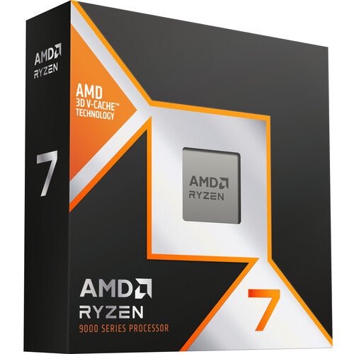 AMD Ryzen 7 9800X 3D 8 Cores 16 Threads 5.2GHz 104MB Cache AM5 Socket Desktop Processor - SWIFT PERIPHERALS100-100001084WOF