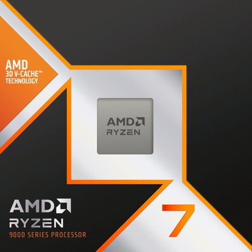 AMD Ryzen 7 9800X 3D 8 Cores 16 Threads 5.2GHz 104MB Cache AM5 Socket Desktop Processor - SWIFT PERIPHERALS100-100001084WOF