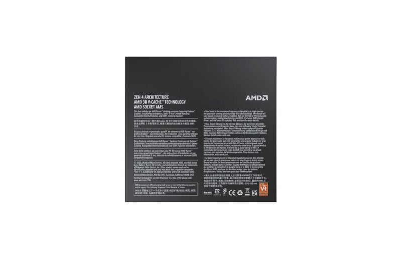 AMD Ryzen 9 7900X 3D Desktop Processor 12 Cores 24 Threads up to 4.4GHz 140MB Cache AM5 Socket - SWIFT PERIPHERALS100-100000909WOF