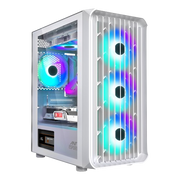 ANT ESPORTS 205 AIR MID - TOWER ATX CABINET WHITE - SWIFT PERIPHERALS1088327