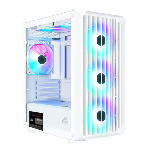 ANT ESPORTS 205 MINI 6F (M - ATX) MINI TOWER CABINET (WHITE) - SWIFT PERIPHERALS1091089