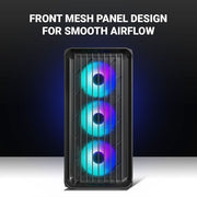 ANT ESPORTS 205 MINI 6F MINI - TOWER CABINET BLACK - SWIFT PERIPHERALS1091088