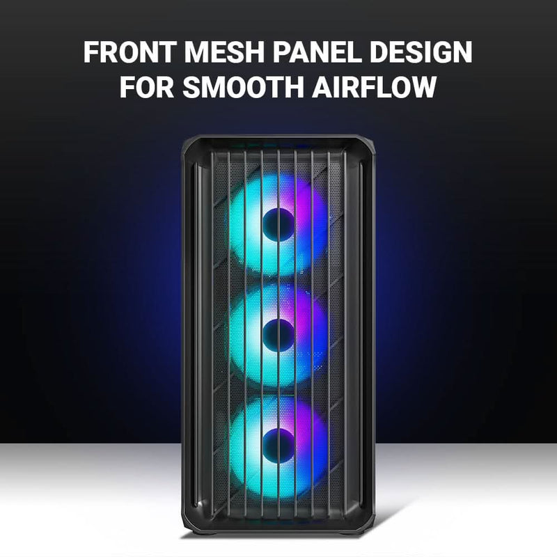 ANT ESPORTS 205 MINI 6F MINI - TOWER CABINET BLACK - SWIFT PERIPHERALS1091088