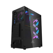 ANT ESPORTS 220 AIR MID - TOWER ATX CABINET BLACK - SWIFT PERIPHERALS1083273